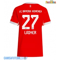 Camisa de time de futebol Bayern Munich Konrad Laimer #27 Replicas 1º Equipamento Feminina 2025-26 Manga Curta
